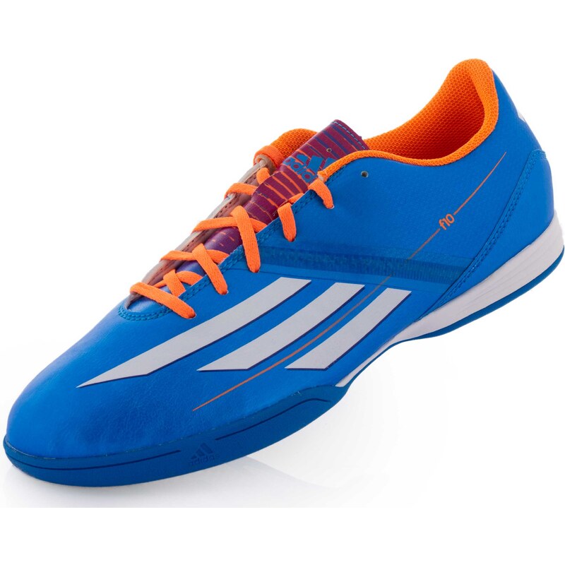 Sálová obuv Adidas F10 IN modrá UK 8 - GLAMI.cz