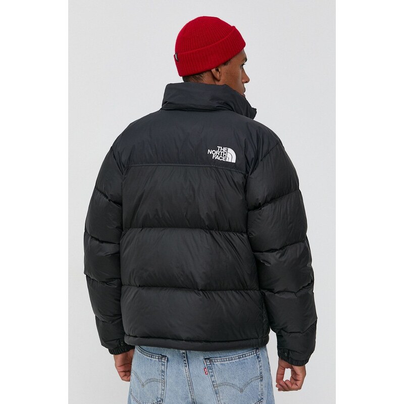 Péřová bunda The North Face 1996 RETRO NUPTSE JACKET pánská, černá barva, zimní, NF0A3C8DLE41