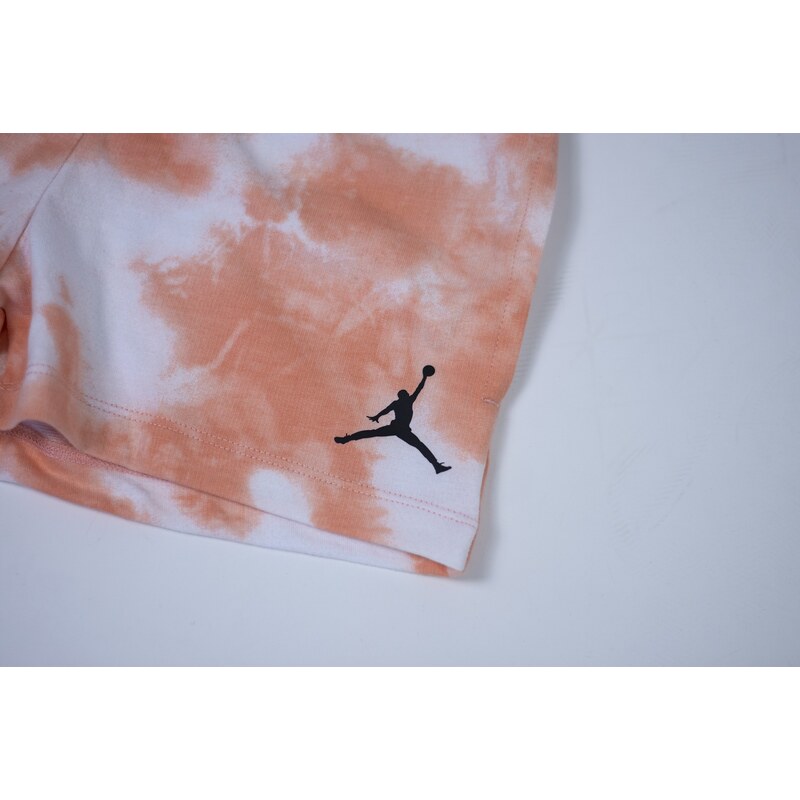 Jordan girls tie dye shorts ORANGE