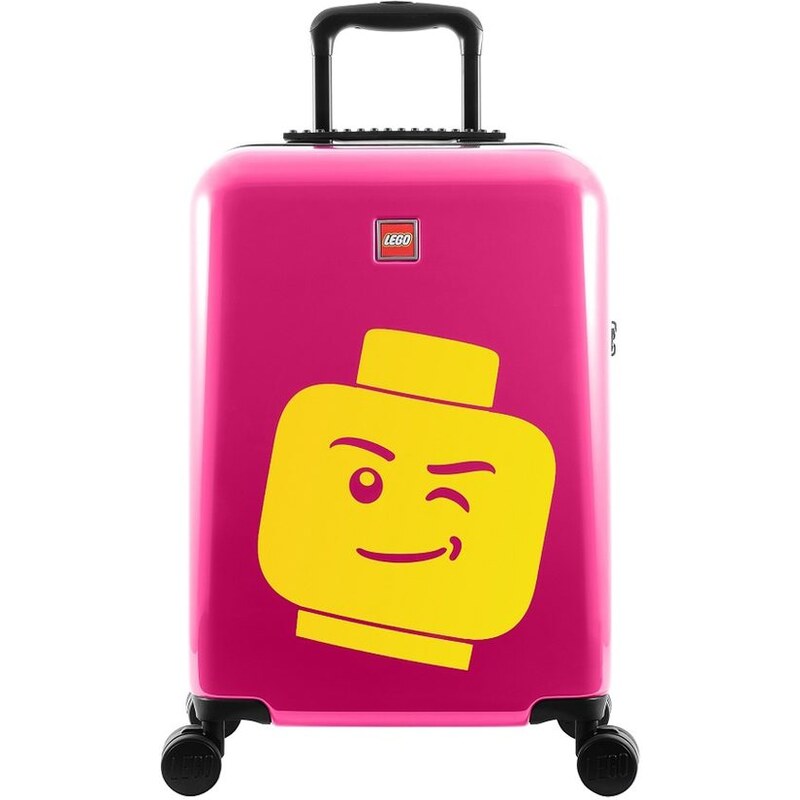 LEGO Luggage ColourBox Minifigure Head 20\" - Berry růžová