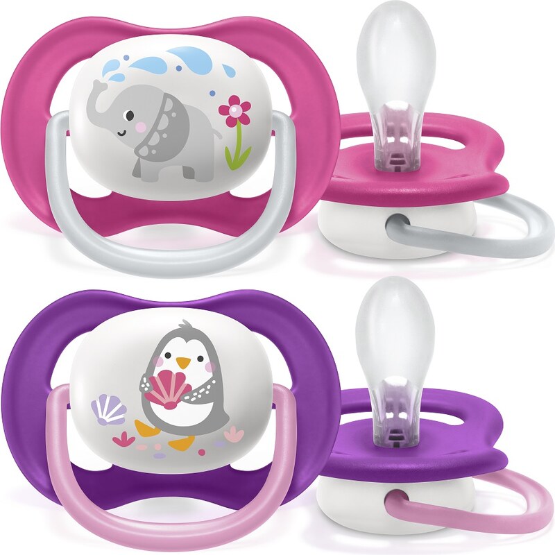 Philips AVENT Avent šidítko Ultra Air 6-18měsíců 2ks - dívka