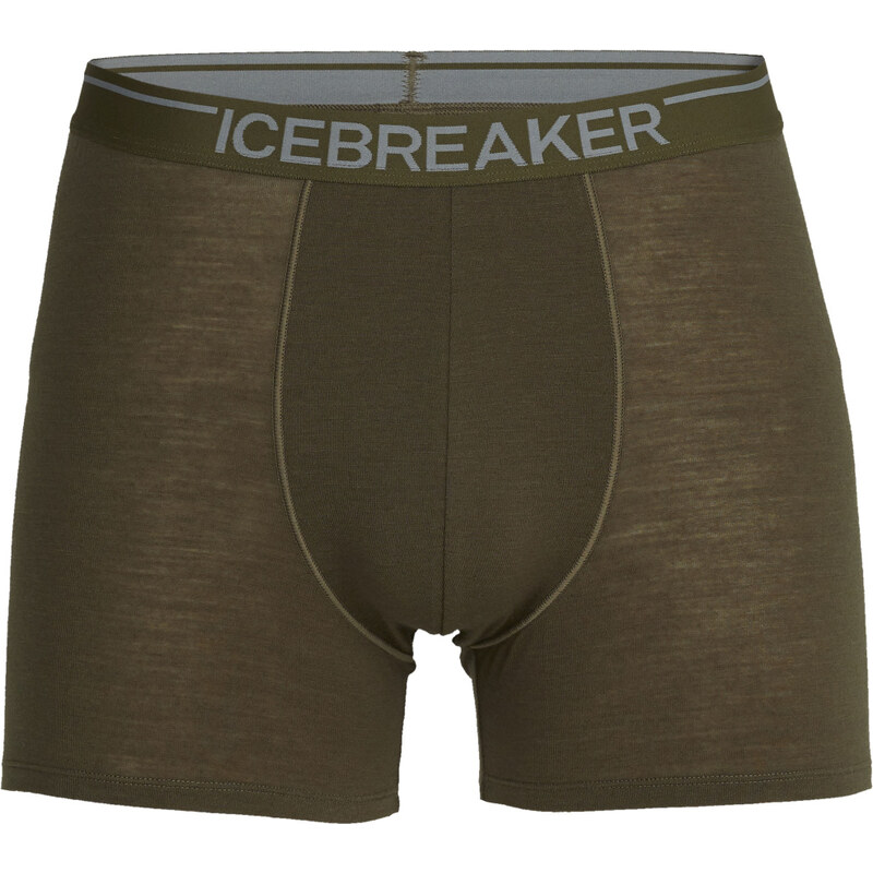 Pánské boxerky ICEBREAKER Mens Anatomica Boxers, Loden velikost: L