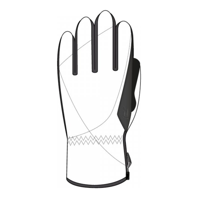Dámské rukavice Zanier VALLUGA GTX, black