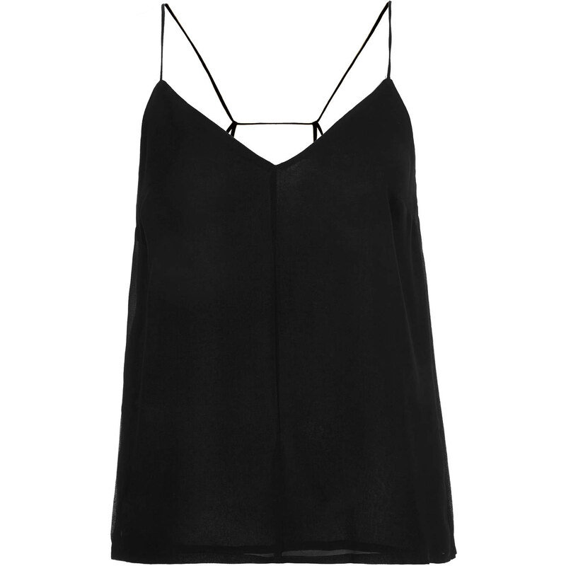 Topshop Pleat Back Strappy Cami