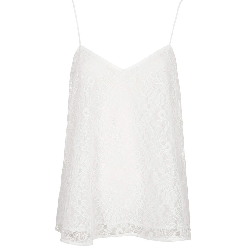 Topshop Strappy Lace Cami