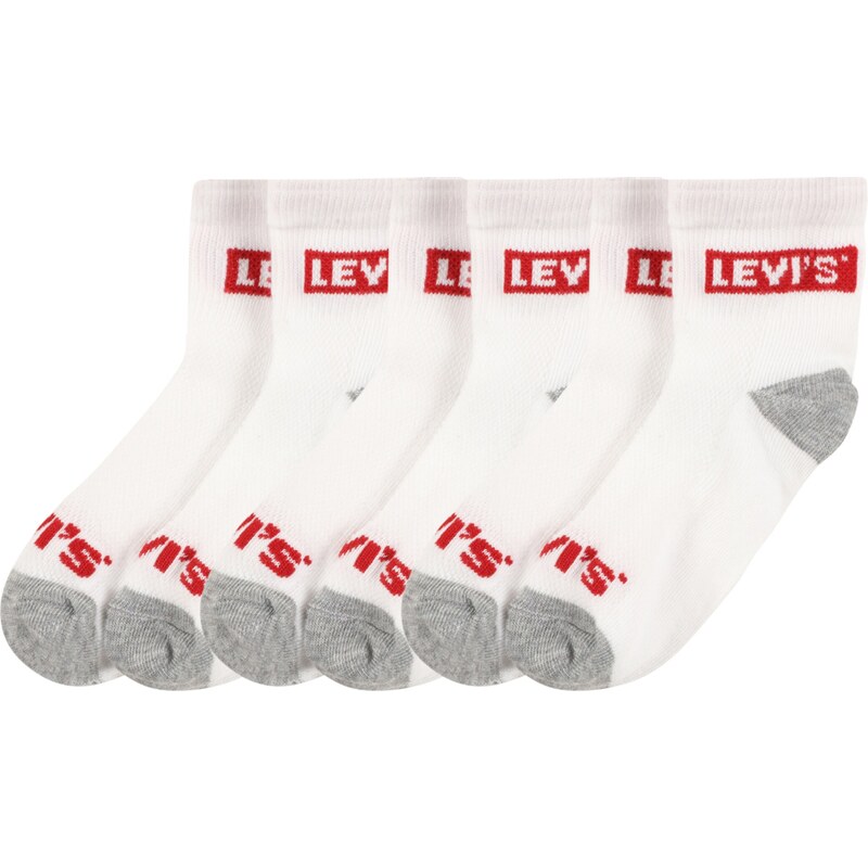 Levis Kids Ponožky šedá / červená / bílá