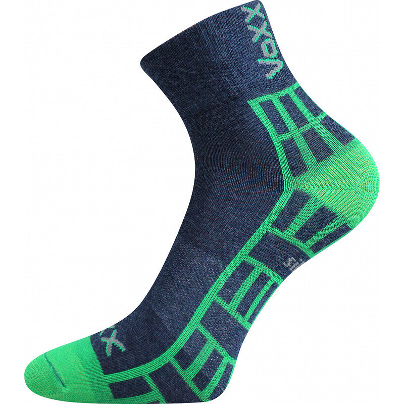 Voxx dětské ponožky Maik modrá/zelená 24-29