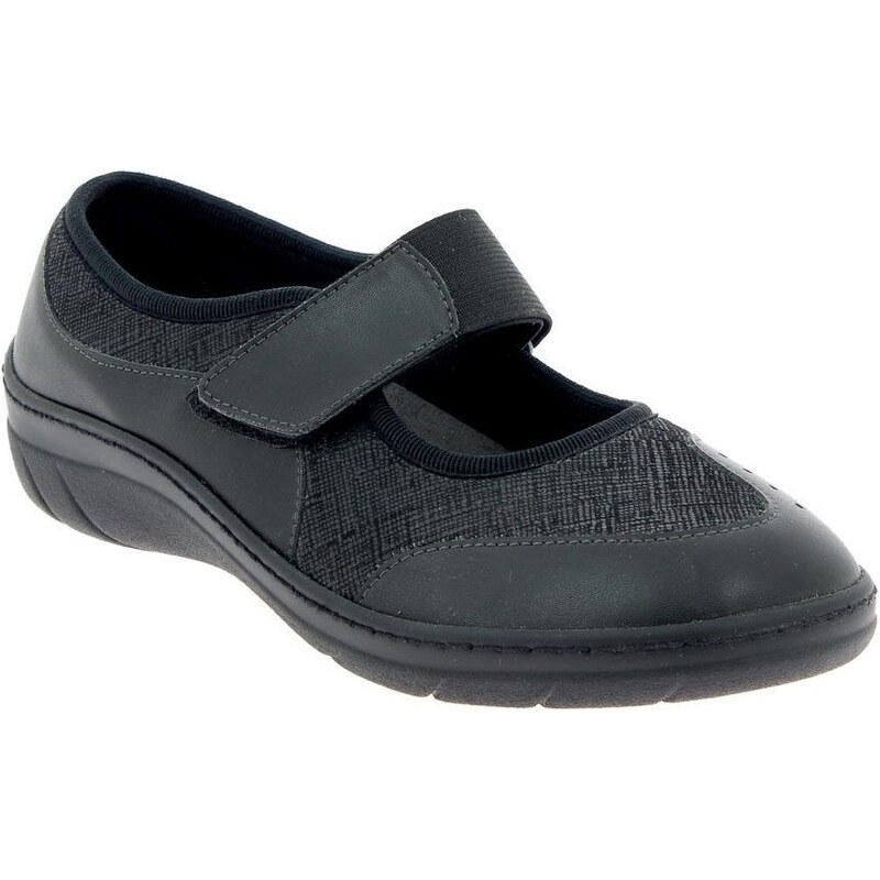 VIRTUEL obuv pro širokou nohu černá PodoWell