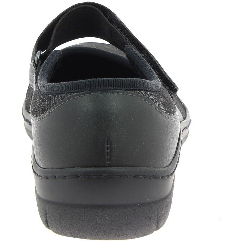 VIRTUEL obuv pro širokou nohu černá PodoWell