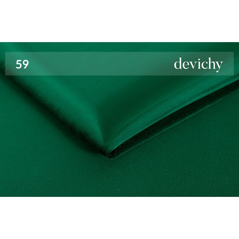 Tmavě zelená sametová rohová rozkládací čtyřmístná pohovka DEVICHY Tous, pravá 290 cm