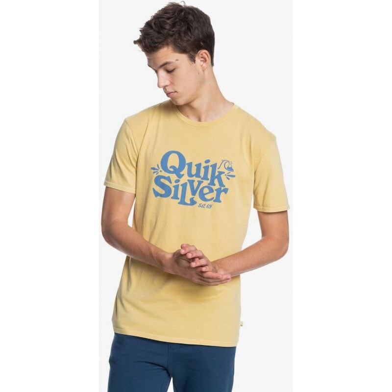 TRIKO QUIKSILVER TALL HEIGHTS S/S - žlutá -