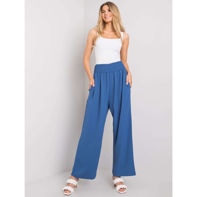 RUE PARIS Trousers-RO-SP-8012.91P-dark blue