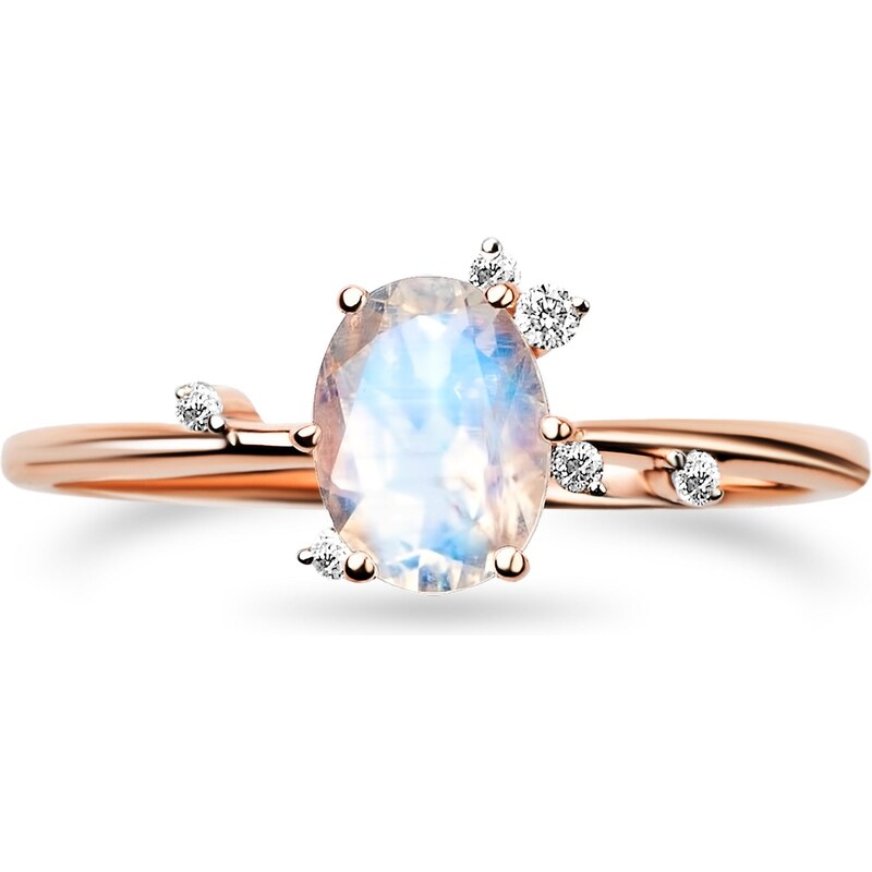 ELENYS Emporial prsten 14k zlato Vermeil GU-DR8342R-ROSEGOLD-ZIRCON 72778901