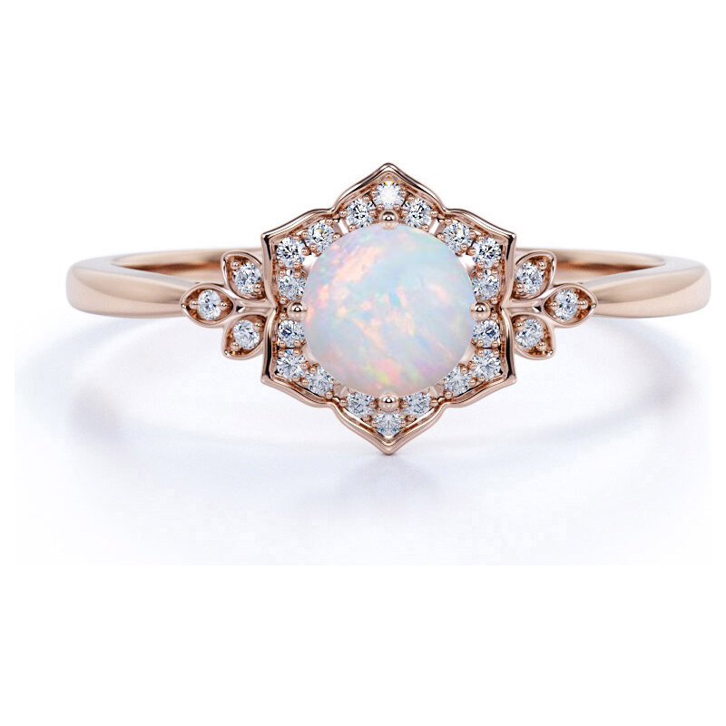 ELENYS Emporial prsten 14k zlato Vermeil GU-DR14627R-ROSEGOLD