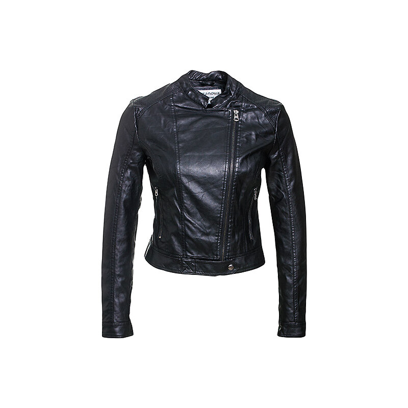 Terranova Faux leather biker jacket
