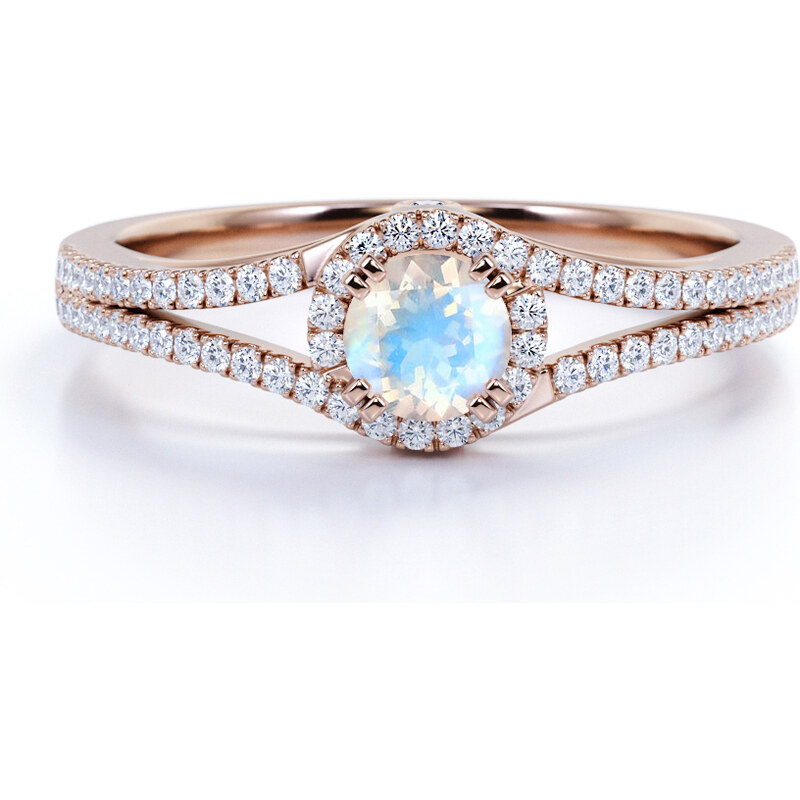 ELENYS Emporial prsten 14k zlato Vermeil GU-DR14761R-ROSEGOLD