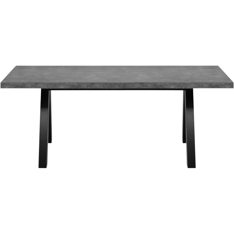 Betonově šedý jídelní stůl TEMAHOME Apex 200 x 100 cm