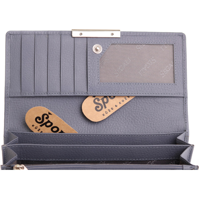 Dámská kožená peněženka Segali SG - 7066 LAVENDER světle fialová