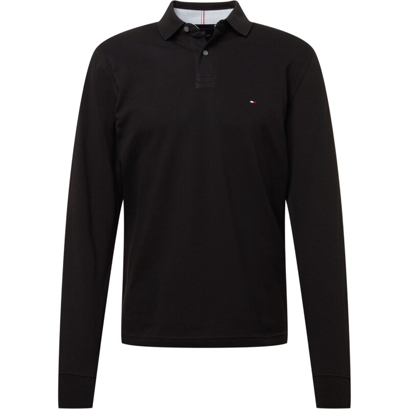TOMMY HILFIGER Tričko 1985 REGULAR LS POLO červená / tmavě