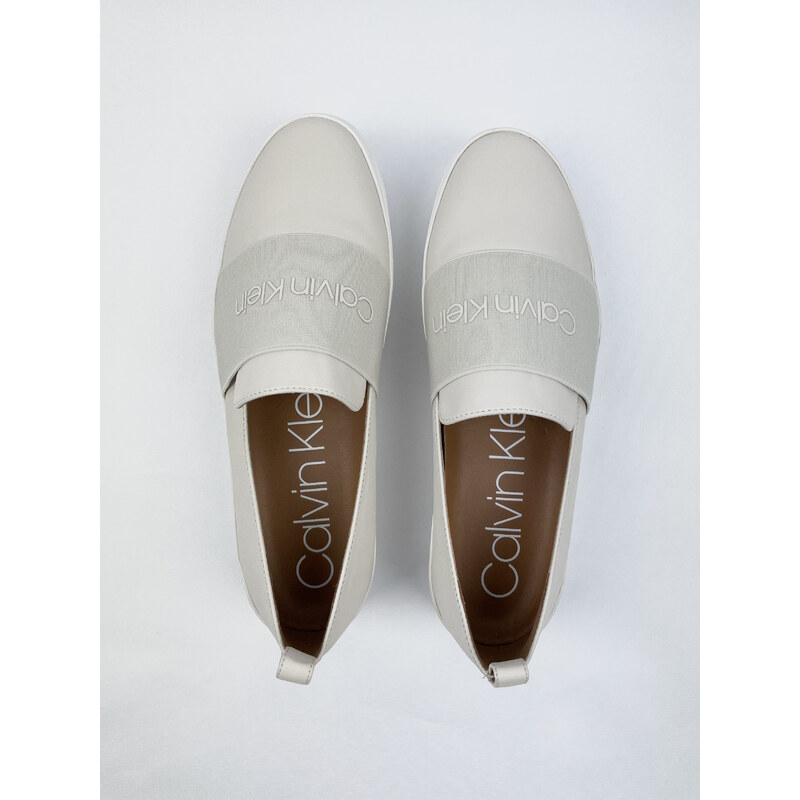 Calvin Klein JACINTA dámské slip on tenisky soft white - GLAMI.cz