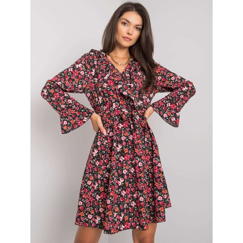 Italy Moda Dress-DHJ-SK-13891A.71P-black-red