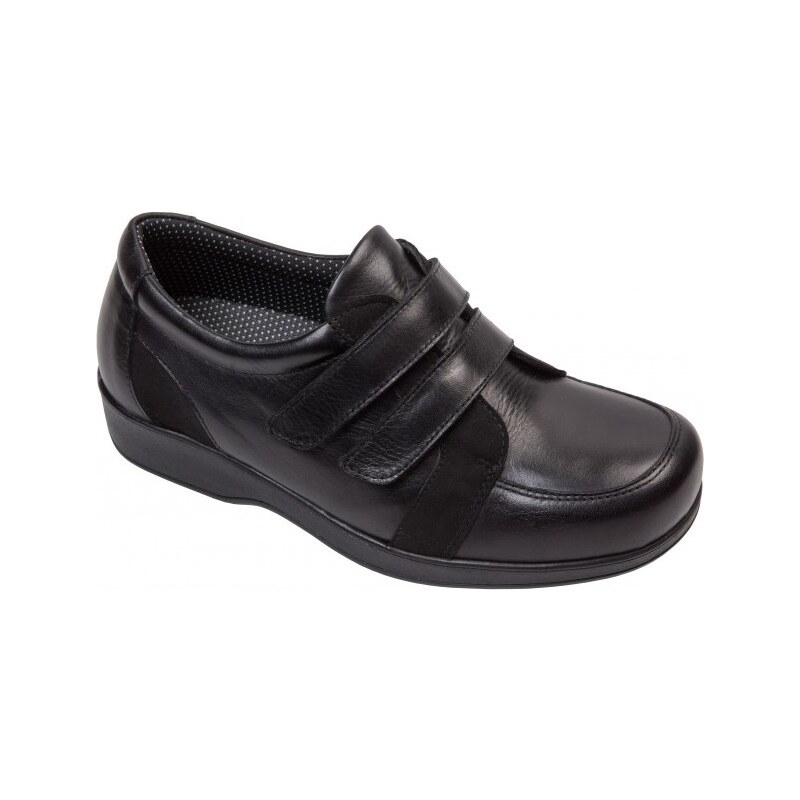Nursing Care LUÍSA D5011 dámská diabetická polobotka černá 62923693