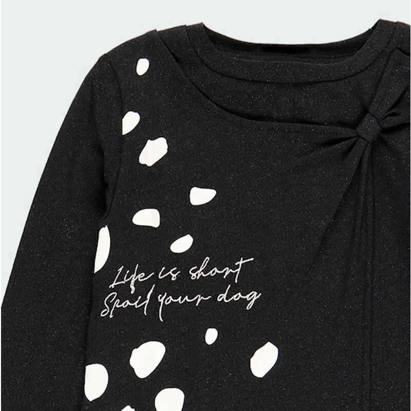 Boboli Dívčí tričko se třpytkami Dalmatin