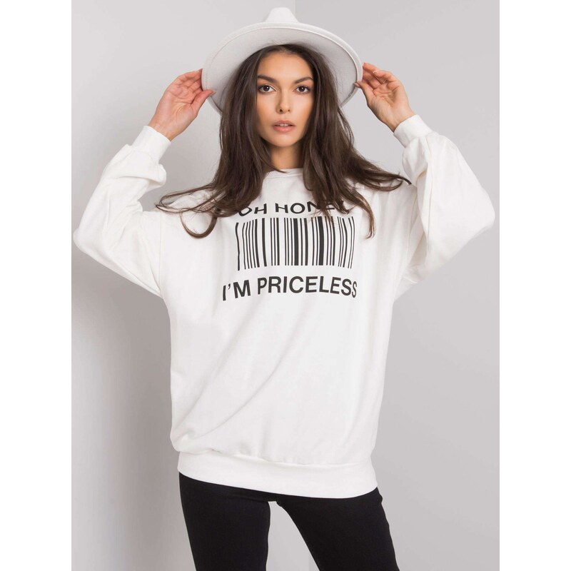 ex moda Sweatshirt-EM-BL-536/1U.84P-ecru