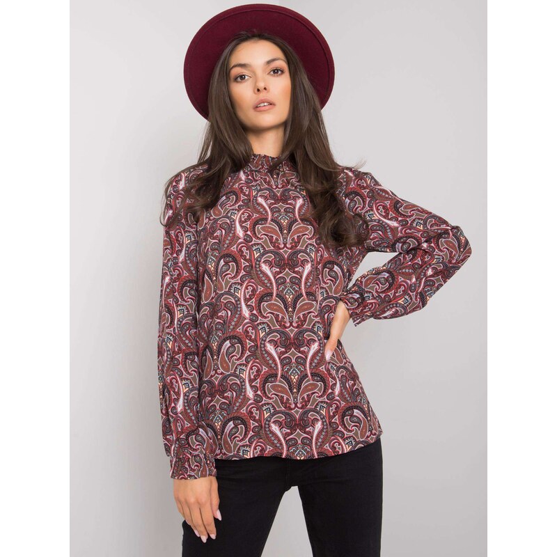 Fresh Made Blouse-D73771M11052A-dark brown