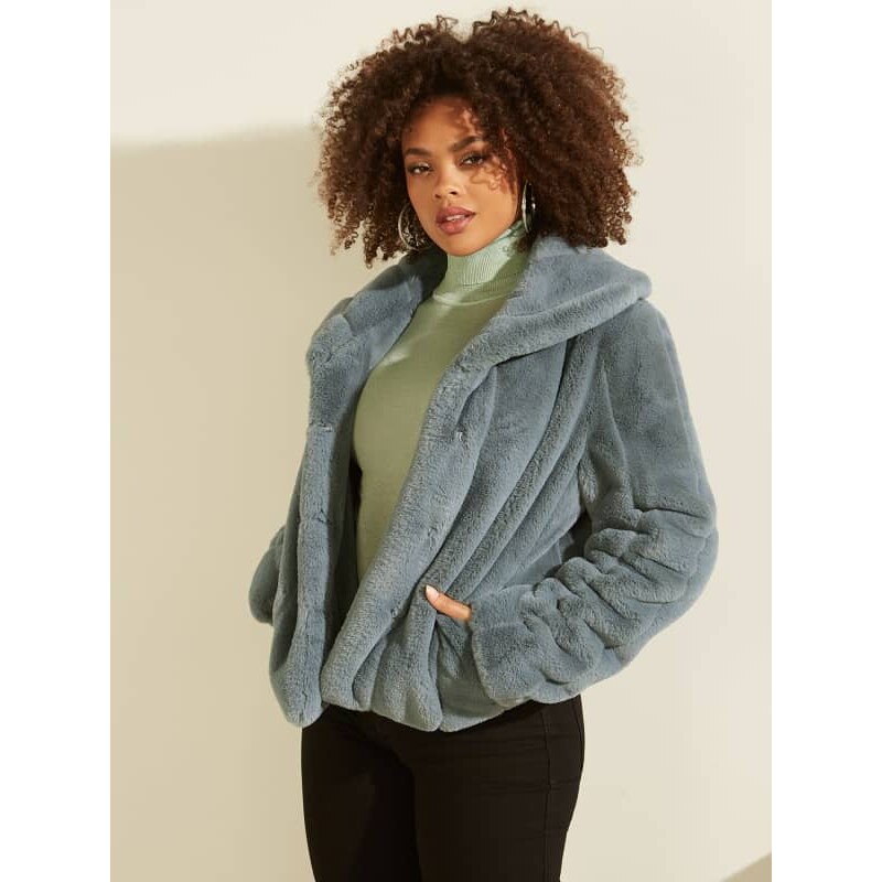 Guess Faux Fur Jacket GLAMI.cz