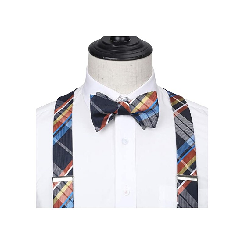 LM moda Kárované kšandy, šle