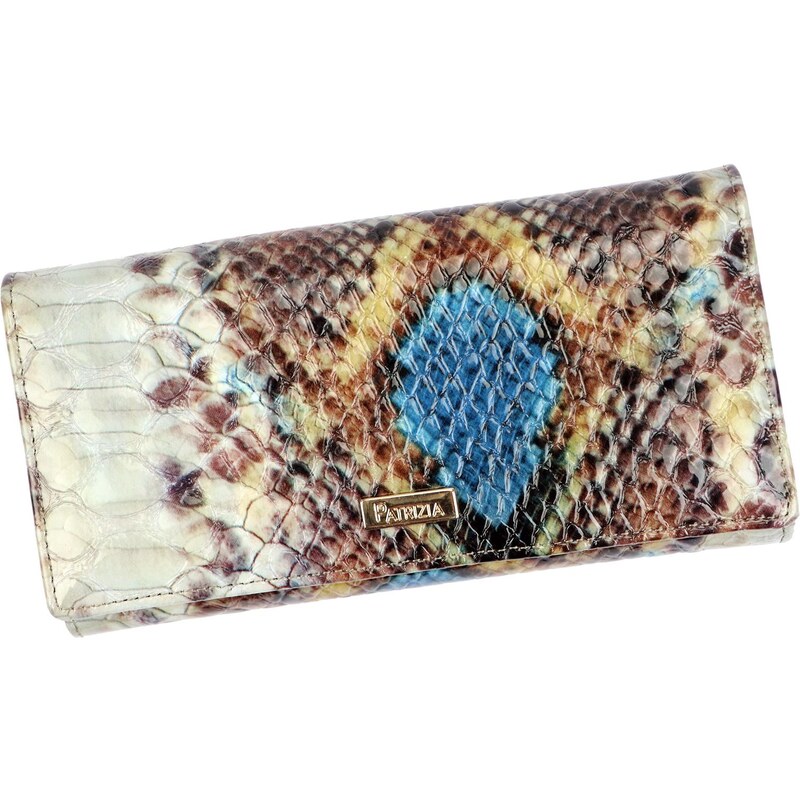 Dámská kožená peněženka Patrizia VL-122 RFID modrá