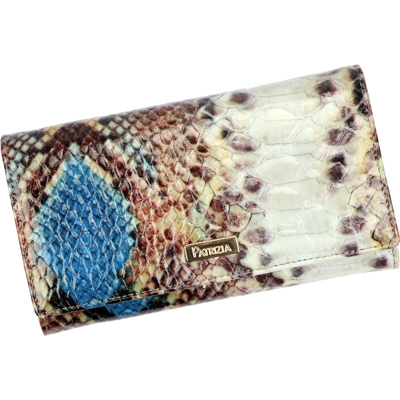 Dámská kožená peněženka Patrizia VL-114 RFID modrá