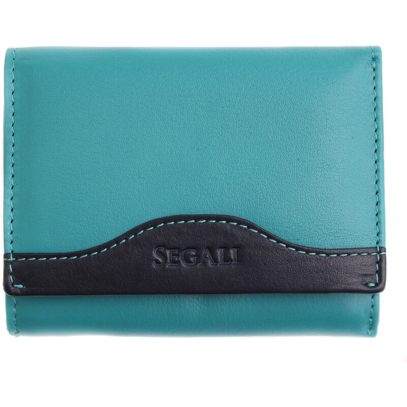 Dámská kožená peněženka Segali SG61420 tyrkys/blue 62956911