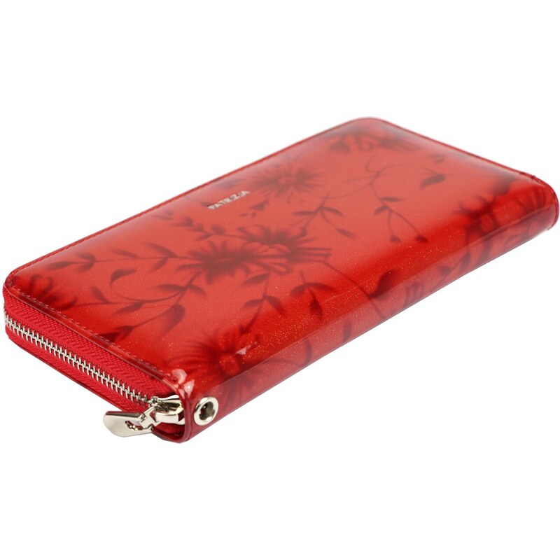 Dámská kožená peněženka PATRIZIA FL-119 RFID červená