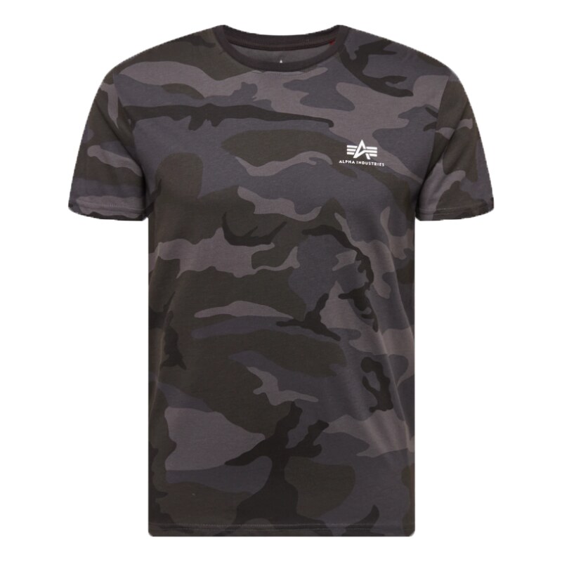 Alpha Industries Backprint T (black camo) M