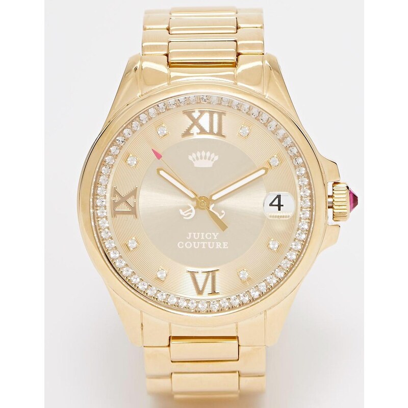 Juicy Couture 'Jet Setter' Bracelet Watch - Gold