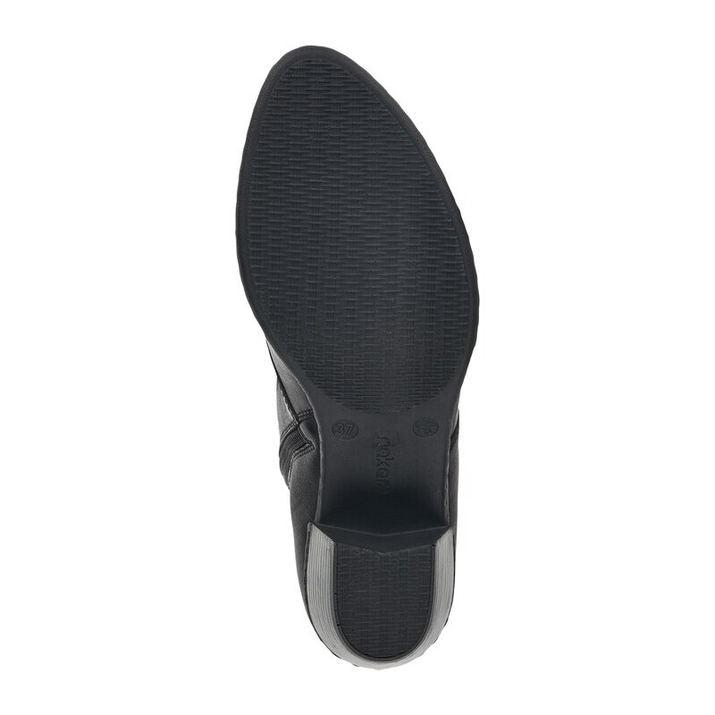Elegantní dámská kotníková obuv Rieker Y2114 černá