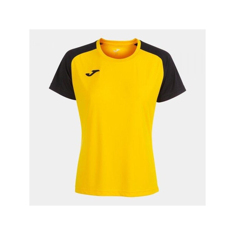Joma Academy IV Short Sleeve T-Shirt Yellow Black