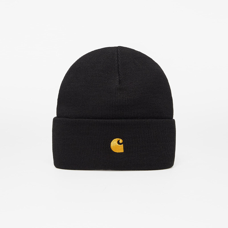 Čepice Carhartt WIP Chase Beanie Black/ Gold Universal
