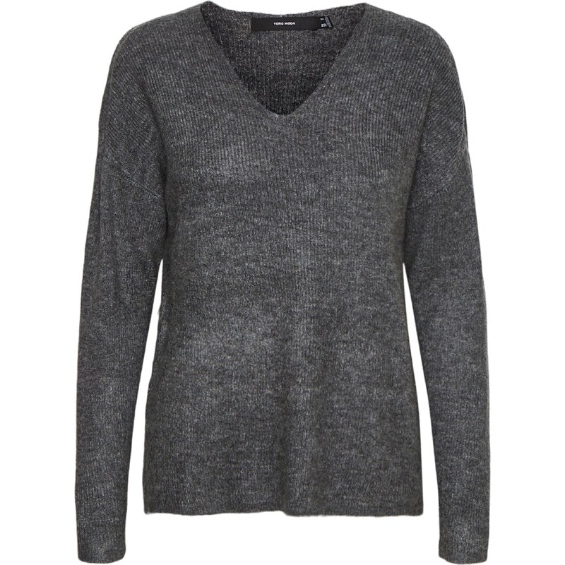 VERO MODA Svetr Lefile šedý melír 92446527