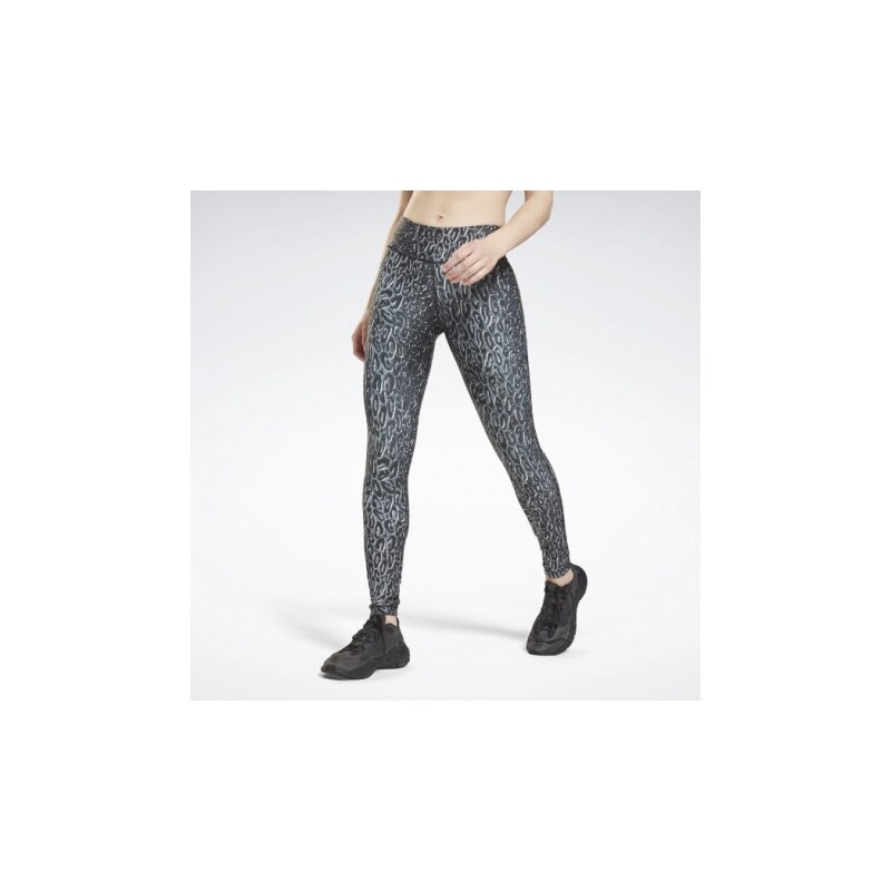 Reebok Modern Lux Bold Tights H43949 Dámské legíny - černá - M H43949