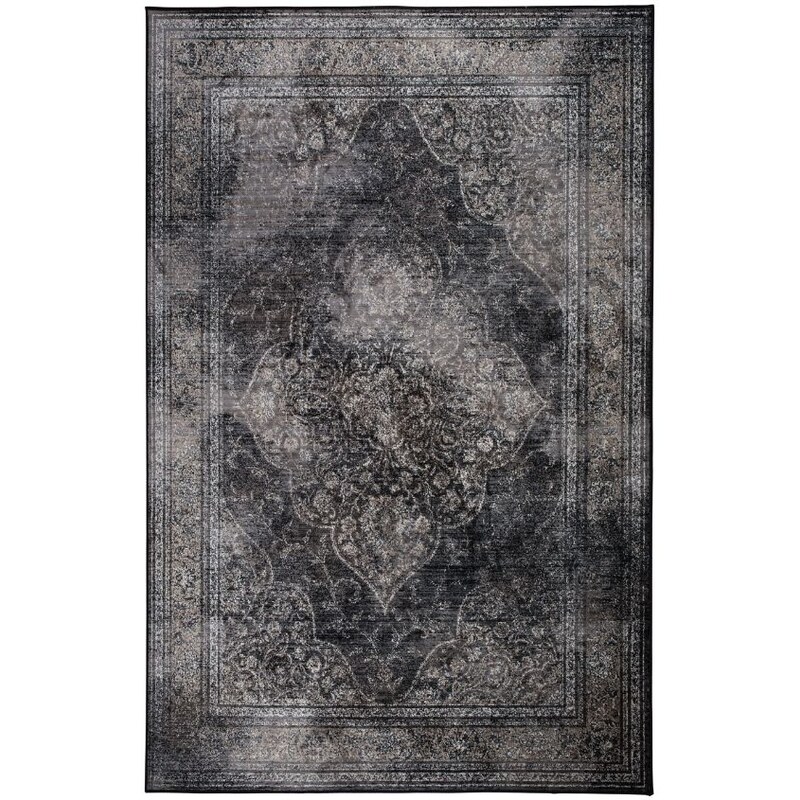 Tmavě šedý koberec DUTCHBONE Rugged 200x300 cm