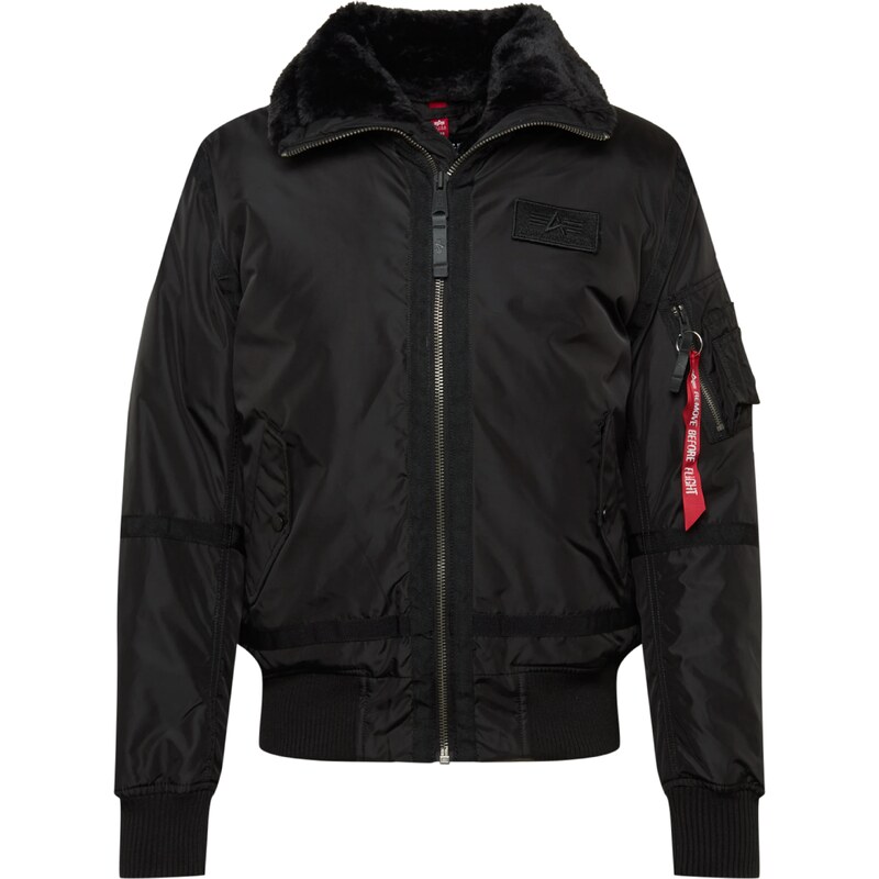 ALPHA INDUSTRIES Přechodná bunda B15-3 TT červená / černá / bílá