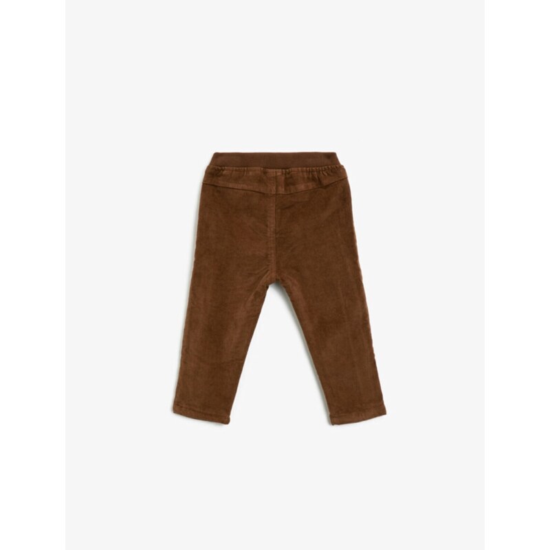 Koton Baby Boy Camel Hair Sweatpants