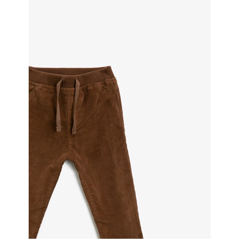 Koton Baby Boy Camel Hair Sweatpants