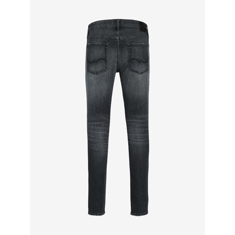 Tmavě šedé skinny fit džíny Jack & Jones Iliam - Pánské