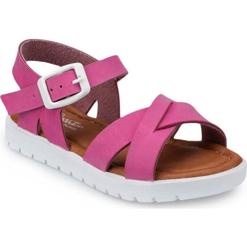 Polaris 91.508159.B Girls' Fuchsia Sandals 100374541