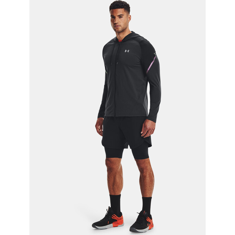 Under Armour Tričko UA Rush FZ Hoodie-BLK - Pánské