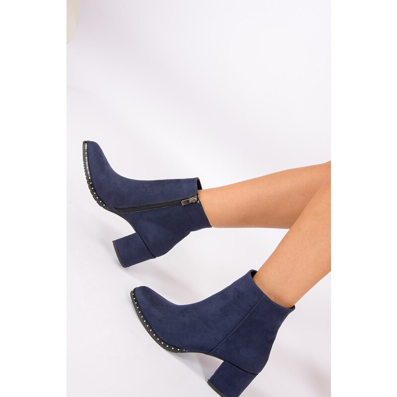 Fox Shoes Women's Navy Blue Boots